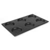 Aluminum Tray GN 11 with 125mm Round Forms with Non-stick Coating 530x325mm Hendi 808757