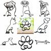 Dog Dog Miniatures Iron Art Dog Art Sculpture Simple   Office