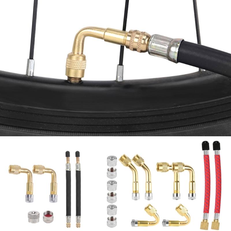 Universals Flexible Valves Stem Extenders Coppers Tyre Valves Extension Adaptors