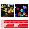 5-32M Outdoor LED Solar Light String 8-mode Crystal Ball Waterproof Courtyard Light Camping Garden Party Festival Decoration