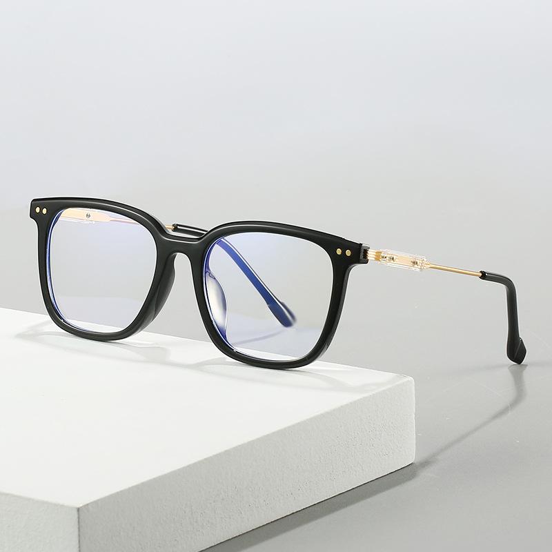 

Kufang s New Anti Blue Light Flat Lens TR90 Can Be Paired with Myopia Korean Version Eyeglass Frame чёрный