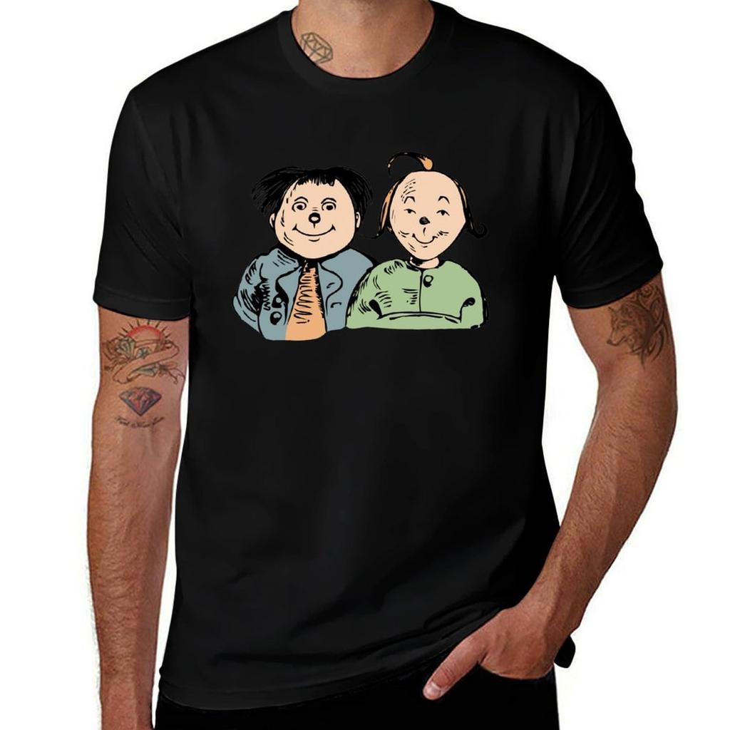 T-shirt Max e Moritz T-shirt Unisex t-shirt in cotone per Unisex T-shirt morbida in cotone