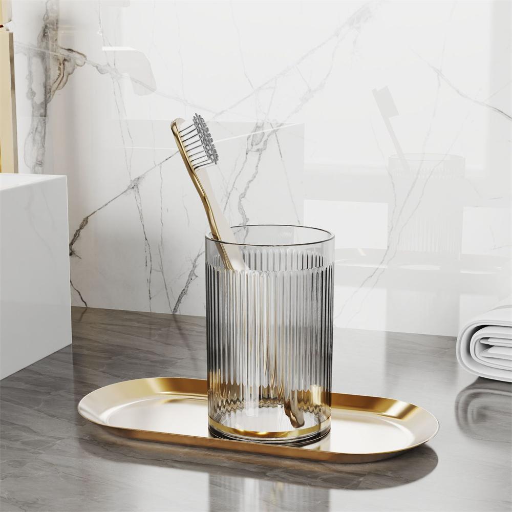 

Роскошная полосатая кружка для ополаскивания полости рта, переносная круглая подставка для зубных щеток, цветная прозрачная чашка для хранения зубных щеток, принадлежности для мытья ванной комнаты 401-500ml