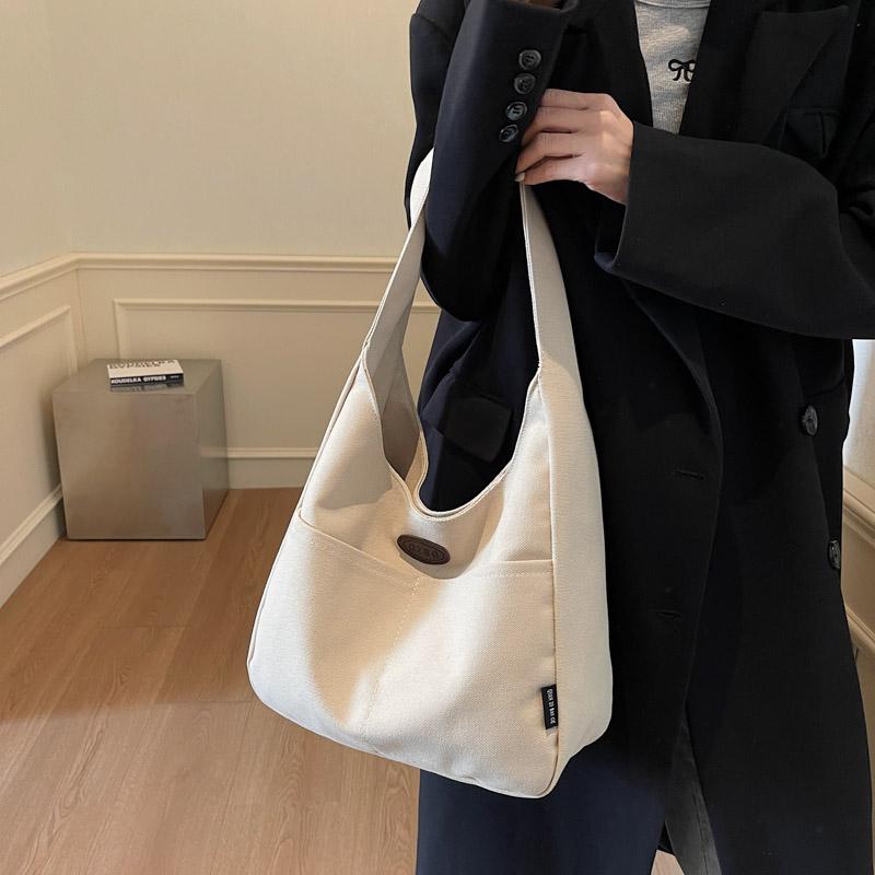 Unterarmtasche Damen Große Kapazität Pendeln Schultertasche Studentenklasse Tragetasche