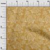 oneOone Cotton Flex Gamboge Yellow Fabric Block Sewing Craft Projects Fabric Prints By Yard 40 Inch