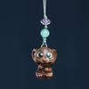Green Sandalwood Zodiac Animal Guardians Phone Strap & Backpack Pendant