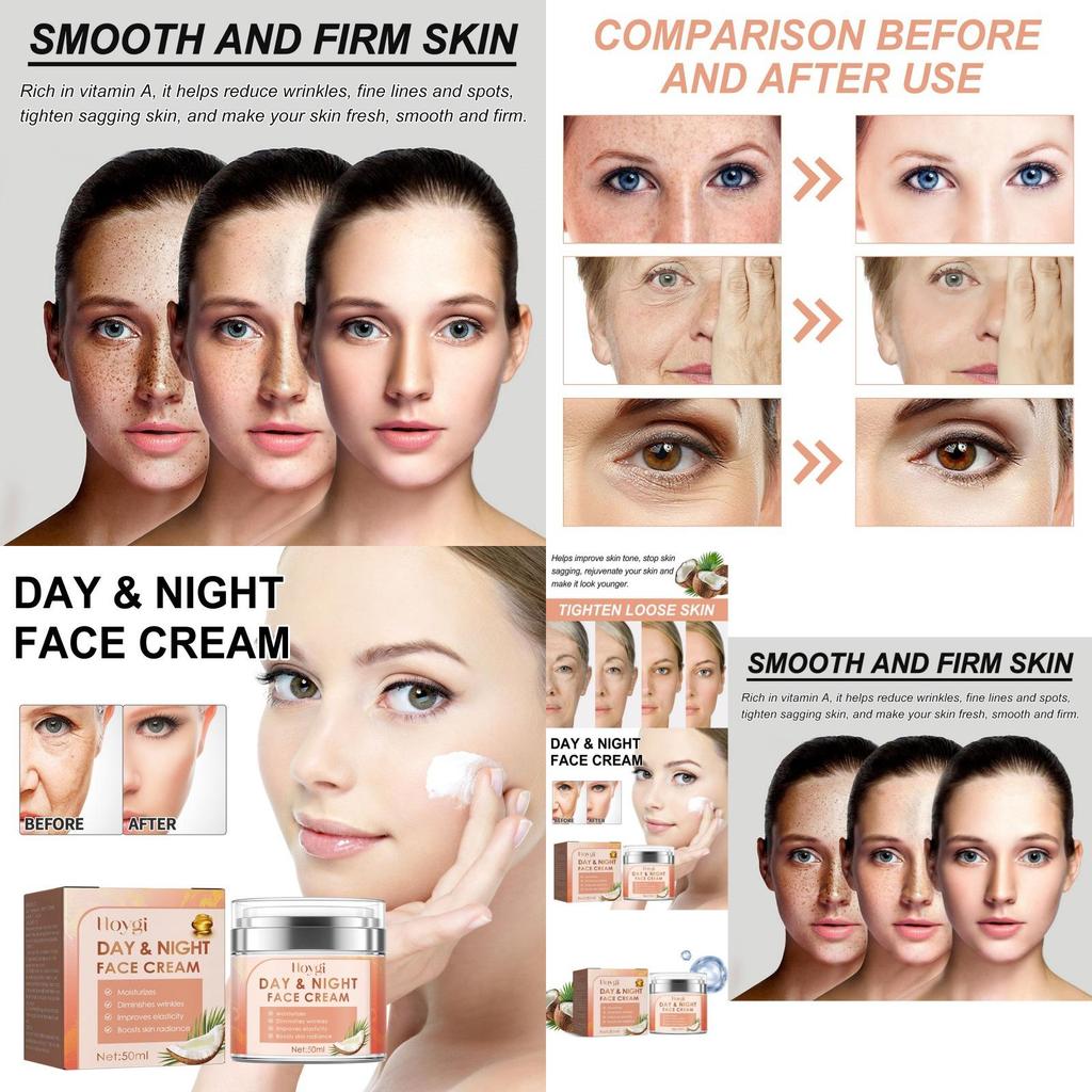 Hoygi Firming Face Cream For Reducing Fine Lines And Dark Spots With Whitening Hydration