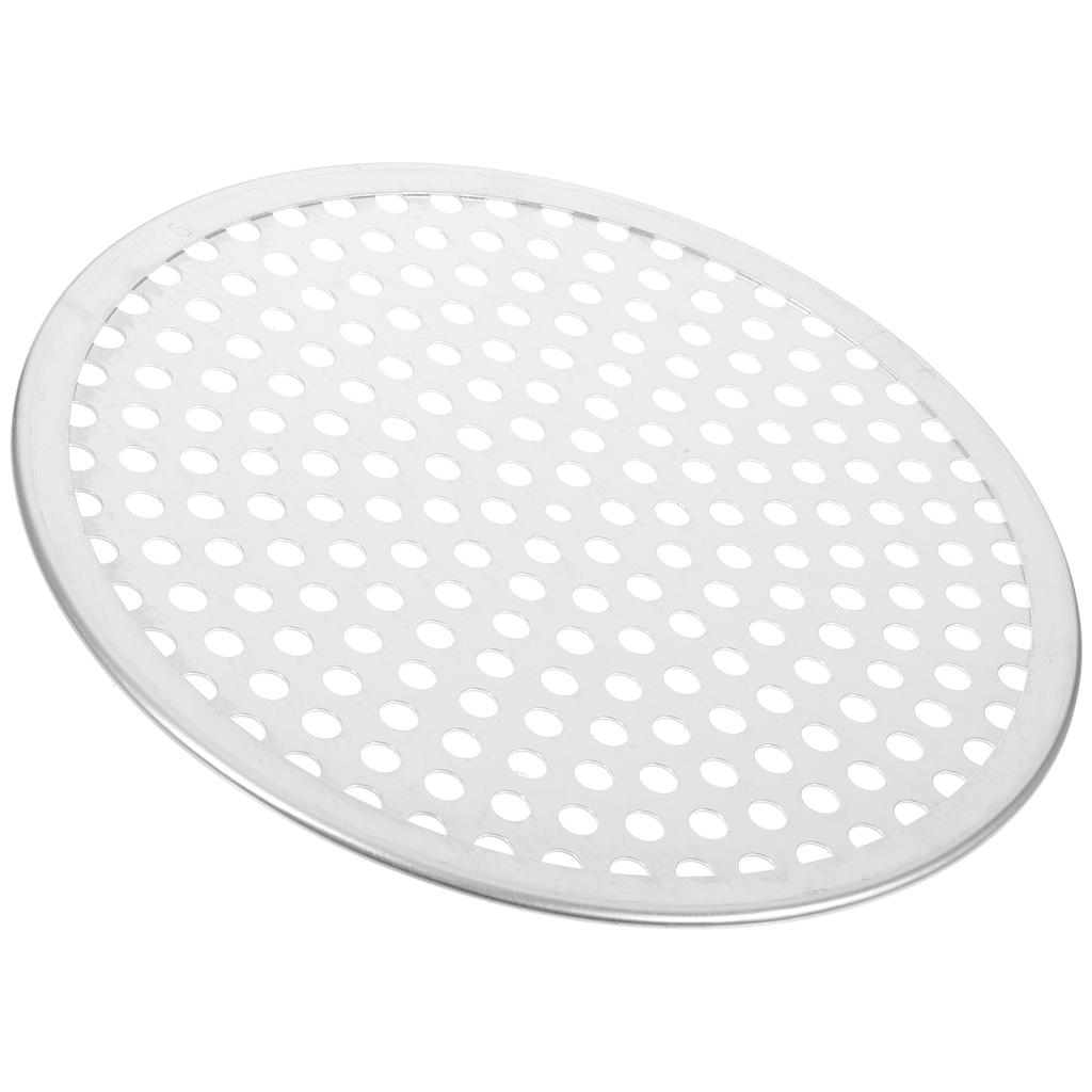 Bakeware Nonstick Roasting Net Container Oven Pizza Plate Baking Tray Aluminum Alloy Round