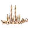 Color-Plated Countersunk Self-Tapping Screws: M3-M5 Galvanized Fiberboard Wood Nails for Walls & Panels