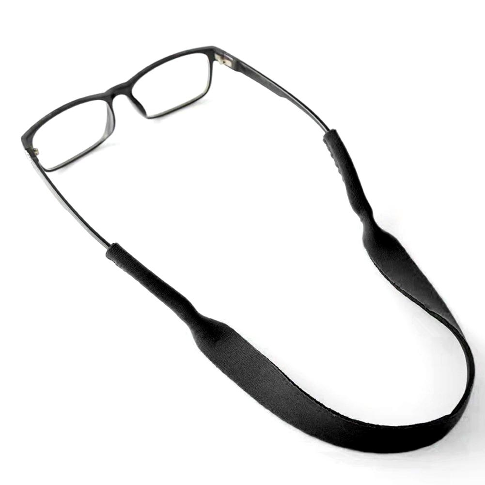 

Eyeglasses Lanyard Straps Neoprene Sunglasses String Ropes Glasses Chain Sports Band Holder Elastic Anti Slip Cords чёрный