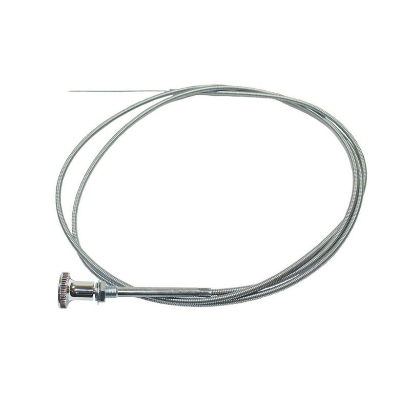A20K-Chrome Universal 6 Ft Push Pull Choke Throttle Cable Part For Hot Rat Rod Holley Edelbrock
