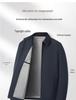 Men's Wrinkle-Resistant Lapel Jacket - Spring/Autumn Casual Business Style for Middle-Aged and Elderly
