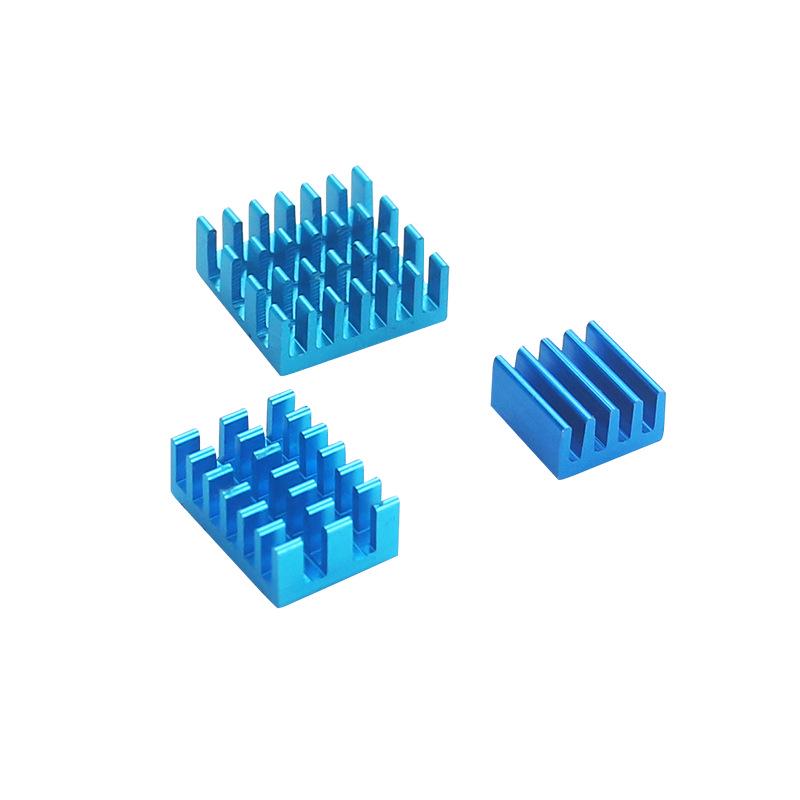 Heatsink Set for Raspberry Pi 4B - 3-Piece with Adhesive for Easy Application