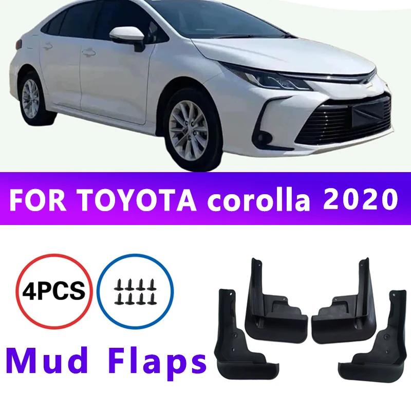 Mud Flaps Fit for TOYOTA corolla  Mudguards Tire Fenders Splash Proof Accessories Wheel Guards 4ps corolla 2020
