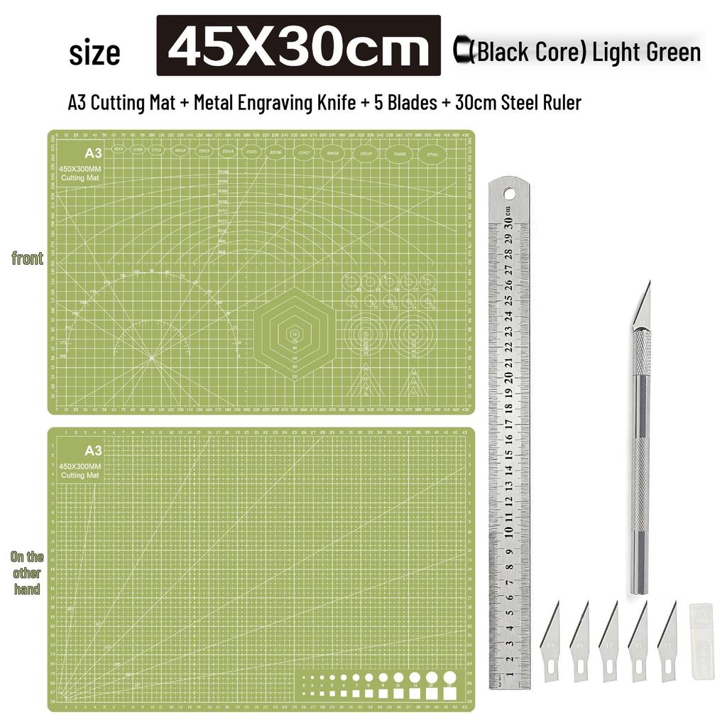 A3 3mm Extra Thick Cutting Mat: Handmade, Durable Pad for Paper Cutting & Writing