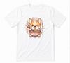 Corgi Ramen Cute Anime Dog Japanese Noodles Tee Unisex White T-shirt