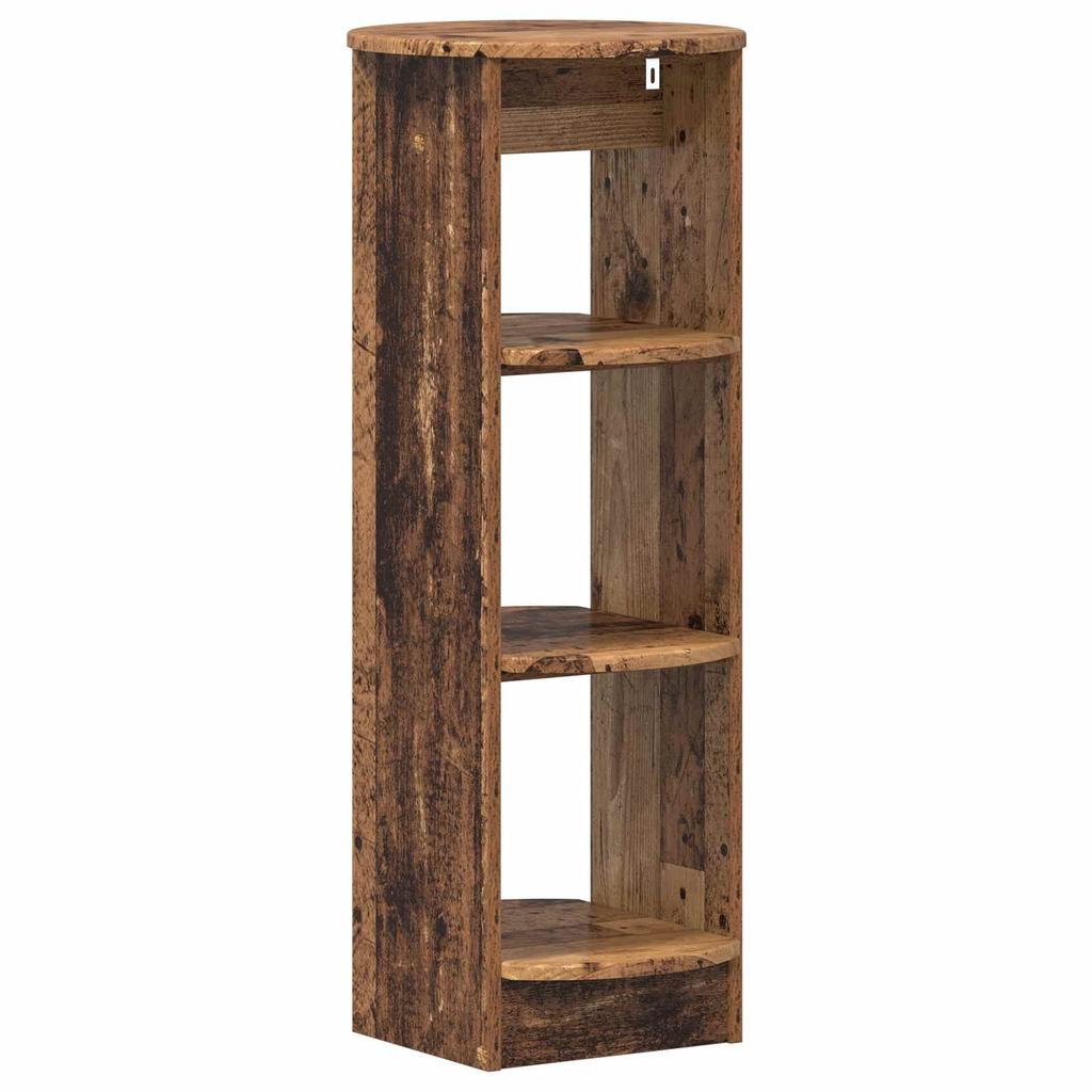 Side Cabinet Reclaimed Wood Look 40 x 40 x 100 cm Engineered Wood