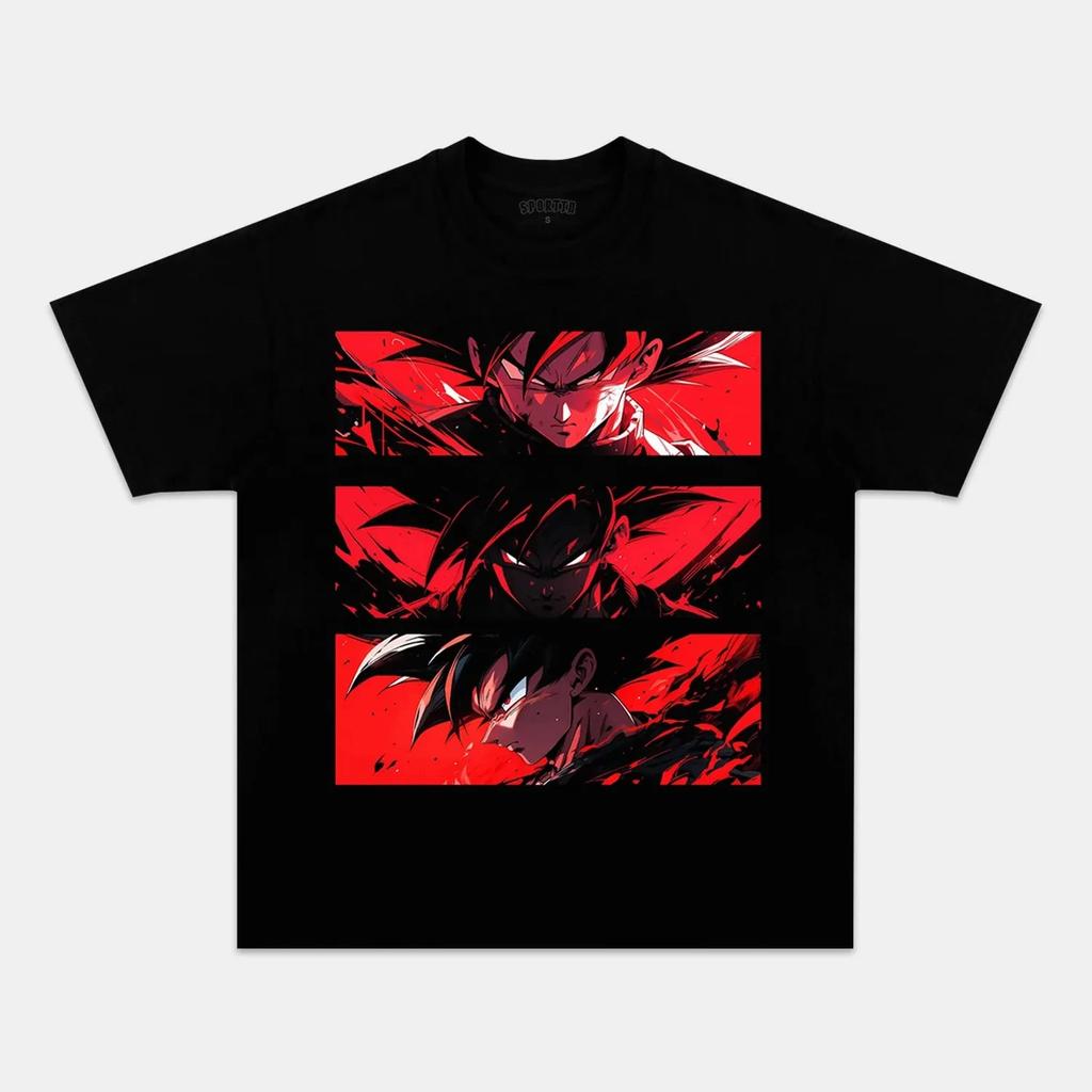 The Latest Dragon Ball Peripheral Animation Printing Short-sleeved T-shirt Summer Trend The Latest Men's Cotton T-shirt