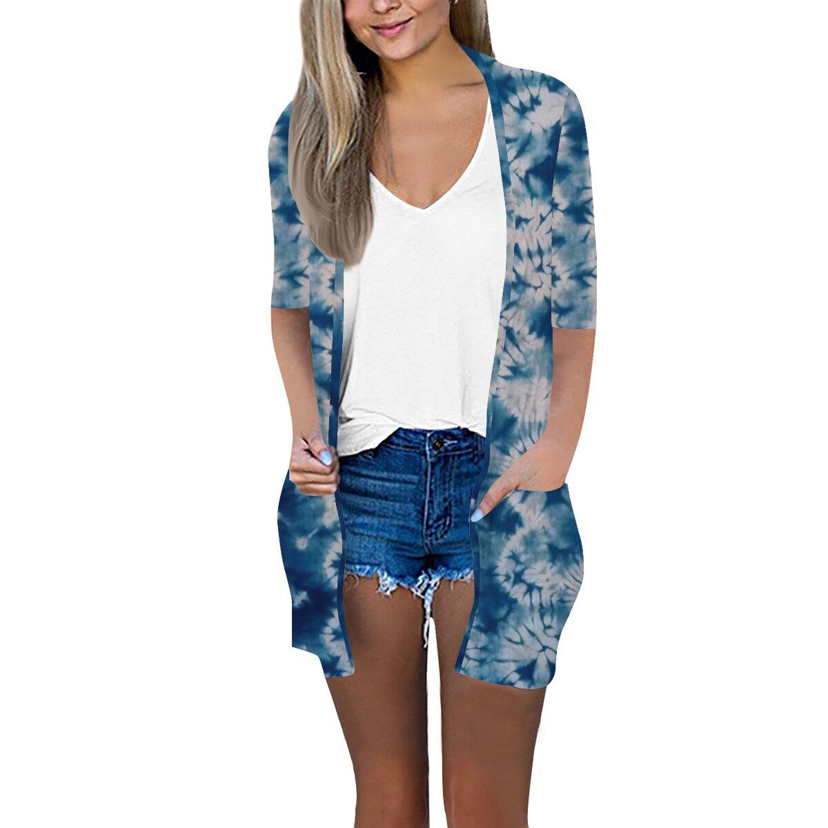 

2023 Осеннее новое модное женское повседневное пальто с рукавом 3/4 и принтом больших размеров 6-S бездна