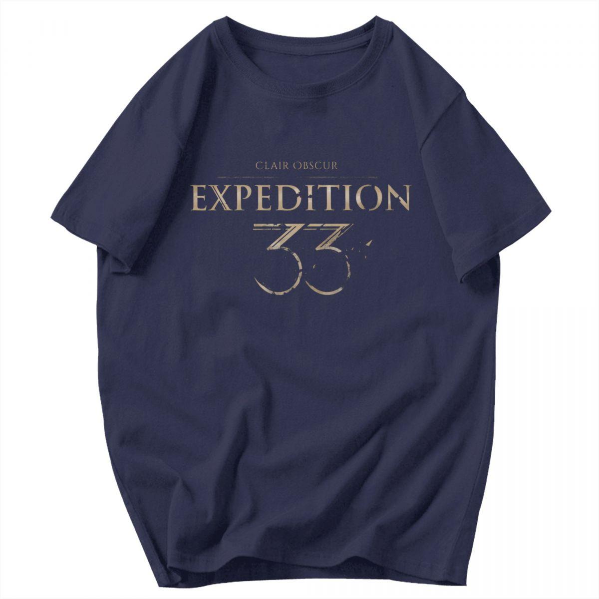 

Men T Shirt Clair Obscur Expedition 33 Video Game Idea Y2K Graphic Tees Unisex Clothing T Shirts 4XL