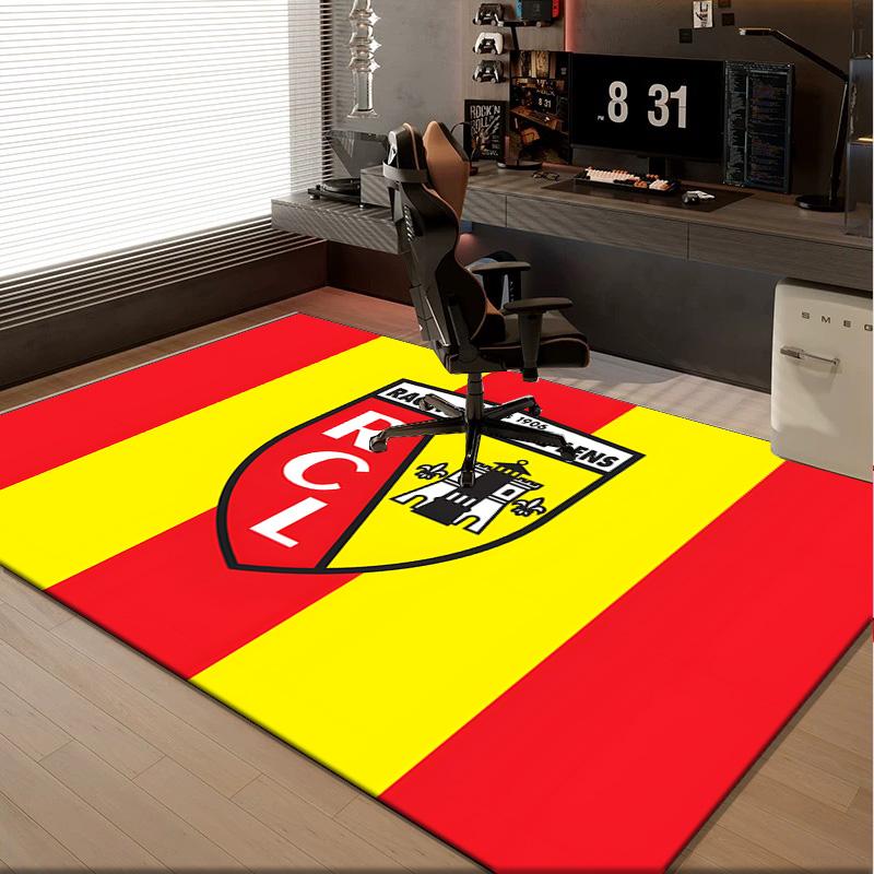 1PC rug Racing Club Lens Crest Carpet, Chair Rug,Area Rug for Office Bedroom living rooms bedroom, Doormat decor Christmas fan gifts