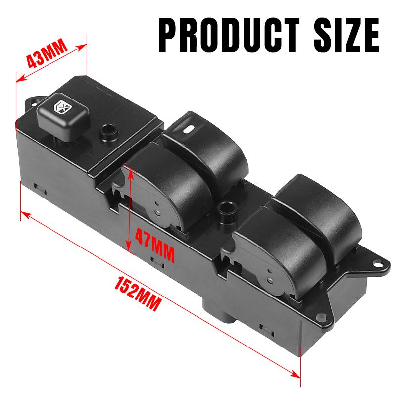 Auto Electric Power Window Master Switch Button RHD For Mitsubishi Triton ML MN 2006 2007-2015 Pajero NP 2002~2006 MR587941