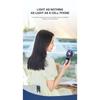 USB Handheld Mini Fan Foldable Portable Neck Hanging Fans 5 Speed USB Rechargeable Fan with Phone Stand and Display Screen