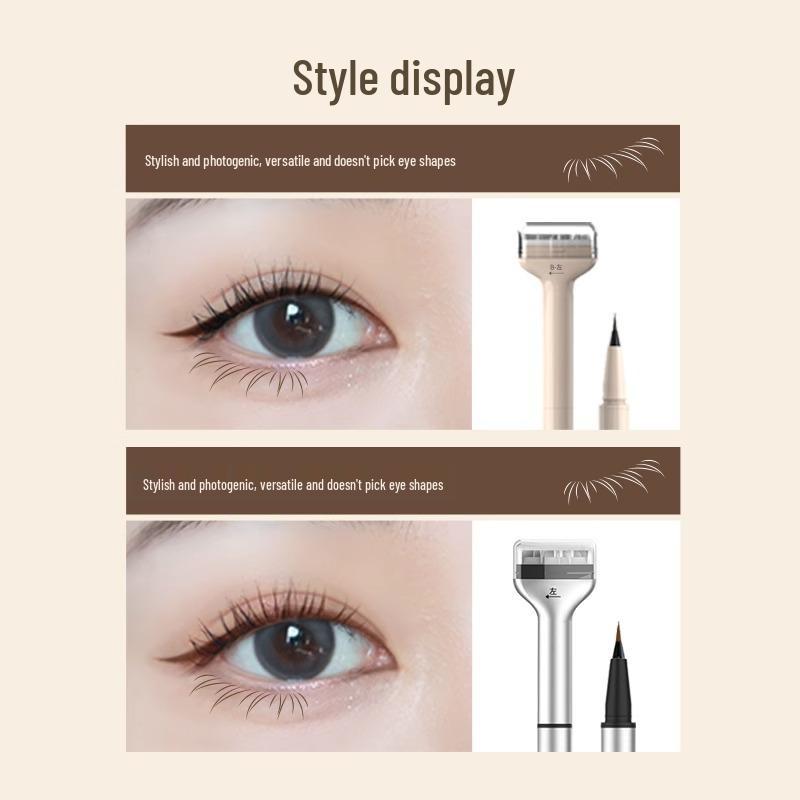 New DEZONE Dai Zhuang Lower Lash Stamp: Waterproof, Sweatproof, Smudge-Proof, Ultra-Fine Eyeliner Stamp Pen
