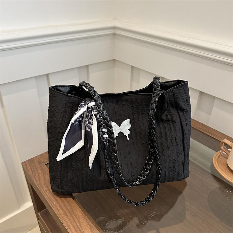 Tote Trendy Versatile Bag Featuring Unique Stitching Durable Polyester Material For Adventures Everyday