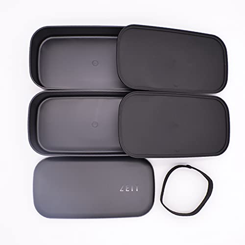 Mitani Yamanaka Lacquerware Lunch Box, 2-tier, Antibacterial, Approx. 1000ml, ZEIT Black, Made in Japan, C17602