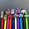 6/12 pcs Vibrant Game-Themed Gel Pens,Retractable Ballpoint Pens Designed Specifically for Gamers, Suitable for Parties, Office Supplies