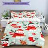3Pcs Snowman Printed Bedding Set, Breathable And Soft,(Includes 1 Duvet Cover And 2 Pillowcases, Quilt Not Included) yy250815182