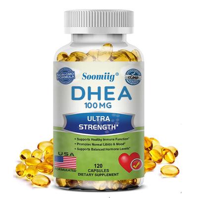 Supplément hormonal pour soutenir l'équilibre hormonal chez les hommes et les femmes et renforcer l'immunité 120 gélules.