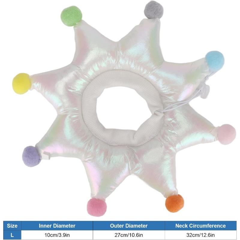 

Ошейник для восстановления кошек, водонепроницаемый, устойчивый к царапинам, регулируемый, ошейник для восстановления кошек, Элизабет Конус, для котят и щенков белый