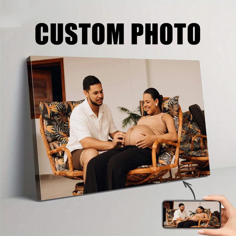 Imprimeu pe pânză personalizat, Artă de perete personalizată cu fotografiile tale, pentru decor dormitor, sufragerie, bucătărie, baie, pentru festivaluri, petreceri, evenimente tematice