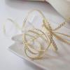 5Yards Golden Silver Embroidery Lace Trim Ribbon DIY Handmade Clothing Wedding Dress Sewing Materials 0.5CM Wide