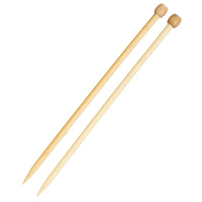 2 pezzi Ferri da maglia in legno 35cm13.8in Taglia grande Punta singola Strumento per tessere per sciarpa fai da te