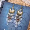 Bohemian Long Tassel Earrings For Women Bead Handmade Tassel Earrings Boho Gold Color Drop Dangle Jewelry Boucle Oreille Femme