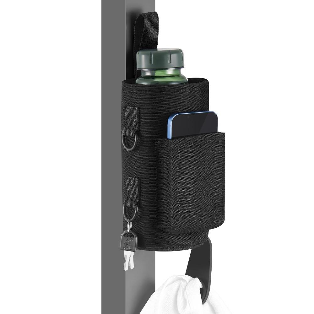 Large Capacity Gym Cup Pouch with Pocket Bottle Holder Portable Water Bottle Bag  Gym Accessories