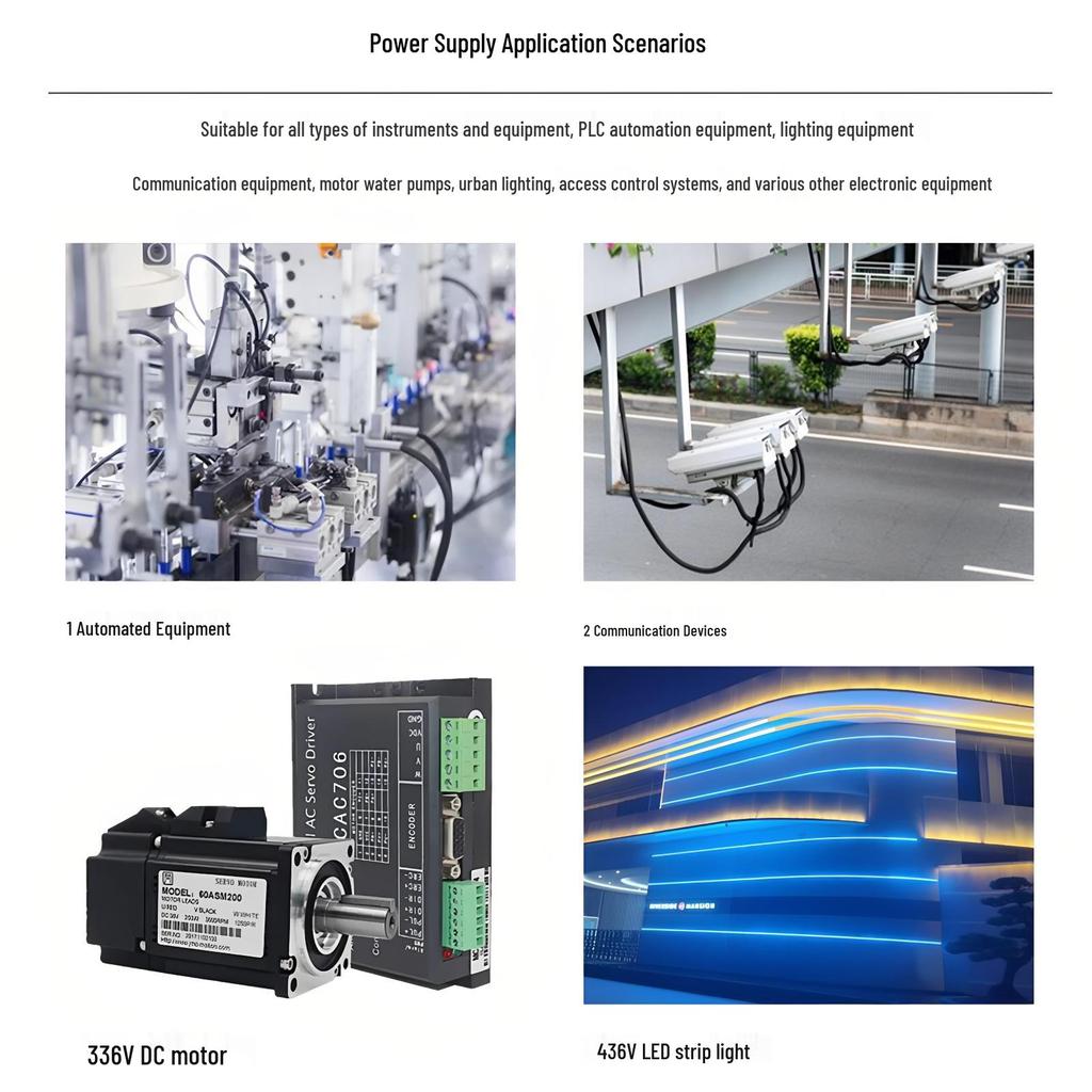 220V To 36V DC Switching Power Supply, 10A Automation for High Power Motor & LED Strip, 500W Transformer