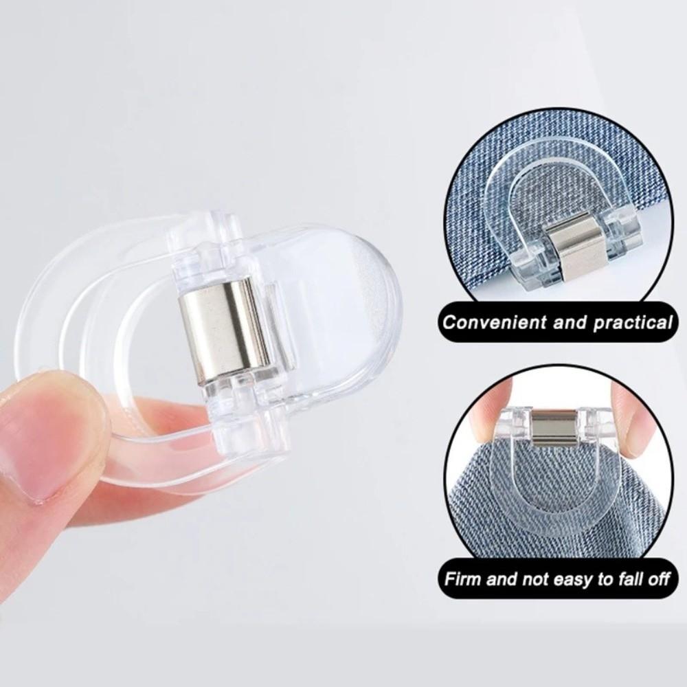 4PCS Non-slip Leg Shortening Clip Multi-functional Page Support Clips  for Shortening Trouser Legs