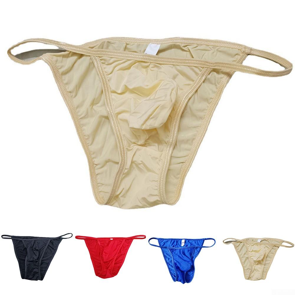 Underpants Mens Brief Comfort Comfortable Ice Silk