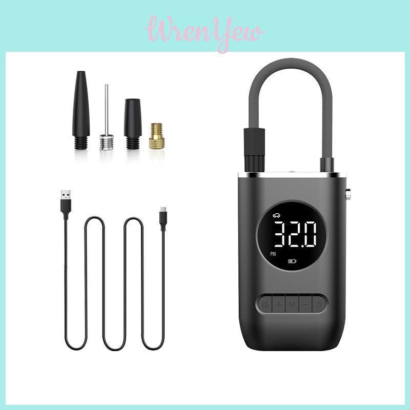 Car Tire Inflator With Digital Pressure Gauge Rechargeable For Home Use