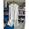 Set de Plajă Casual de Vară pentru Bărbați: Vesta Fără Mâneci Largă și Pantaloni Scurți