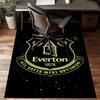 Ever-ton Football Club Crest Printed Office Carpet Chair Cushion  Entryway Rug, Rugs for Living Room, Bedroom Christmas gifts