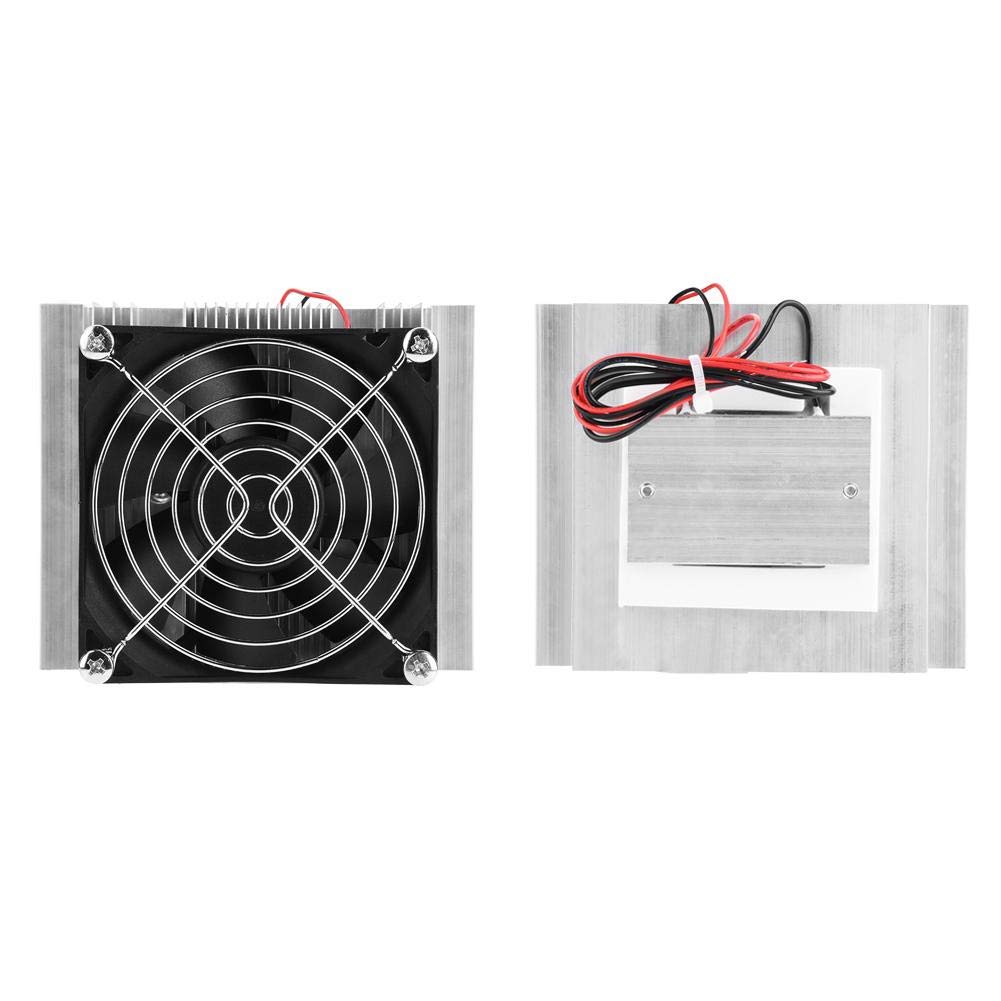 DC 12V 6A Termoelektryczny Ogniwo Peltiera 72W Chłodziarka Termoelektryczna, Radiator Chipu Chłodzenia Półprzewodnikowego, Jednostka Chłodząca, Urządzenie Chłodzące, Pojedynczy Wentylator, DIY K