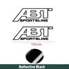 2pcs ABT Car Rearview Mirror Sticker For Volkswagen tt A1 A3 A4 A5 A6 A7 TT R8 Q3 Q5 Q7 Auto Decoration