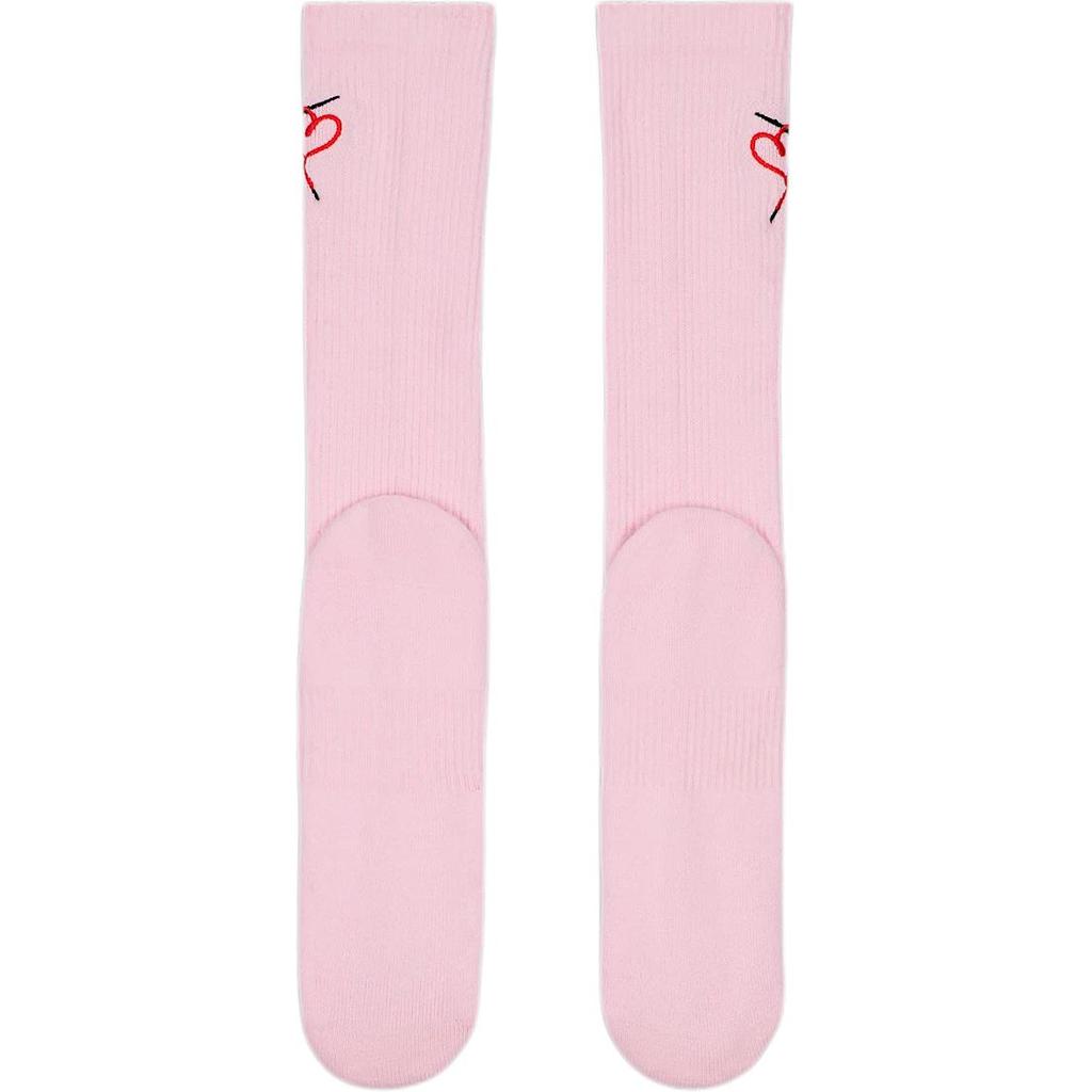 Nike Calzini Crew Unisex 1 Paio Schiuma Rosa/Rosso Universitario/Nero HJ9381-663