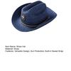 Chapeau de paille UPF 50+ Protection UV Solaire Bord court Chapeau de plage Taille ajustable Léger Respirant Été Chapeau adulte