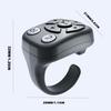 Bluetooth Wireless Ring Mouse for Selfies, Reading, Music, and Videos, Fingertip Control, TikTok, Kindle, Rechargeable Shutter, Mini Cordless